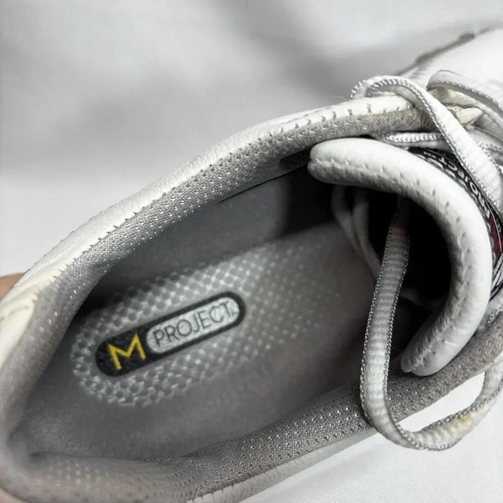 FootJoy M:Project Women's Spikeless Golf Shoes White/Grey 6 M